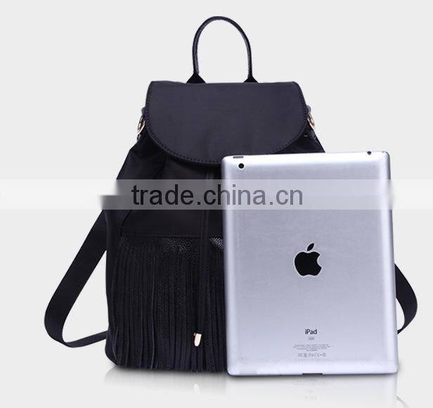 2016 Latest design young women ladies girls fashionable trendy backpack bag