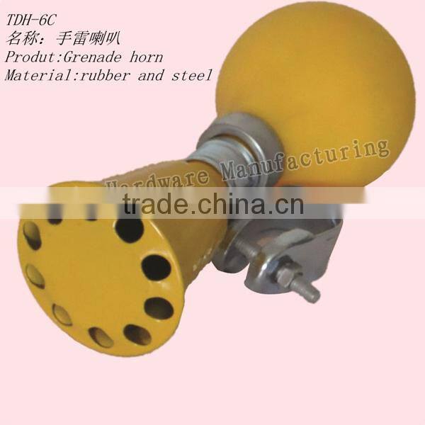 beauty gift custom steel air horn steel bike horn free style bike accessory/sproy coating bike horns