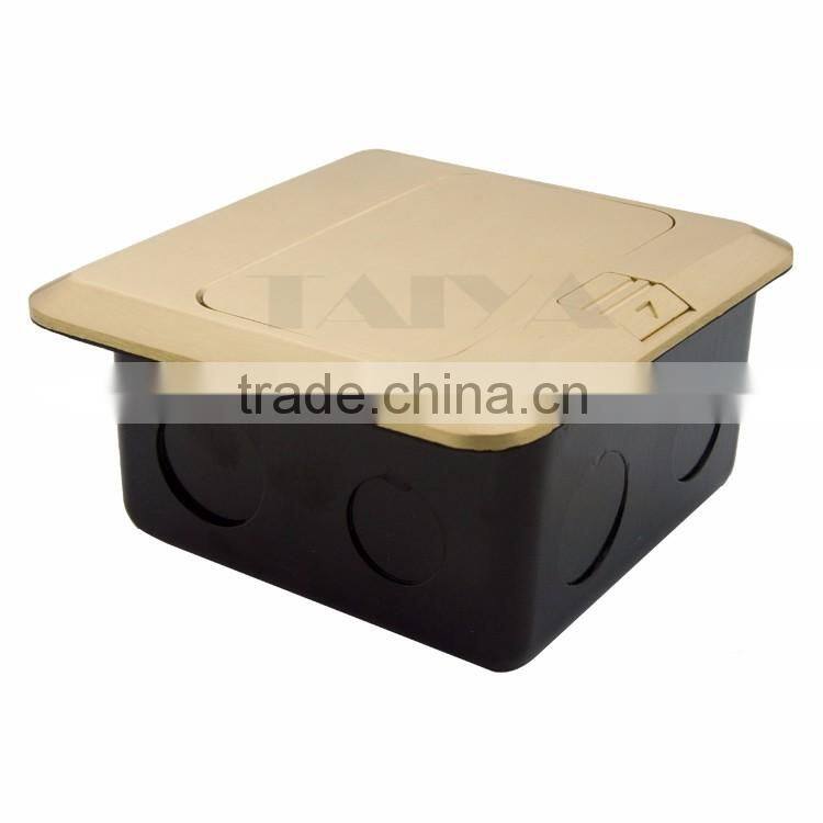 Floor socket with VGA female port with backside screw connection