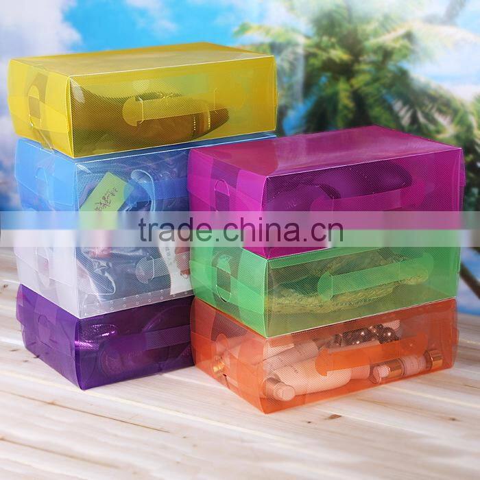 New style clear packing box for shoes custom made