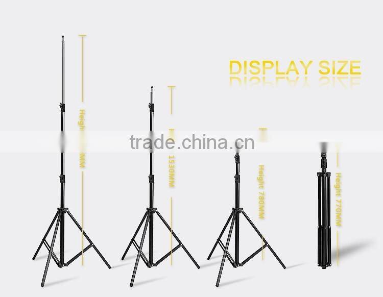 The cheapest photographic equipment multi-function folding heavy duty light stand with extra thick diameter