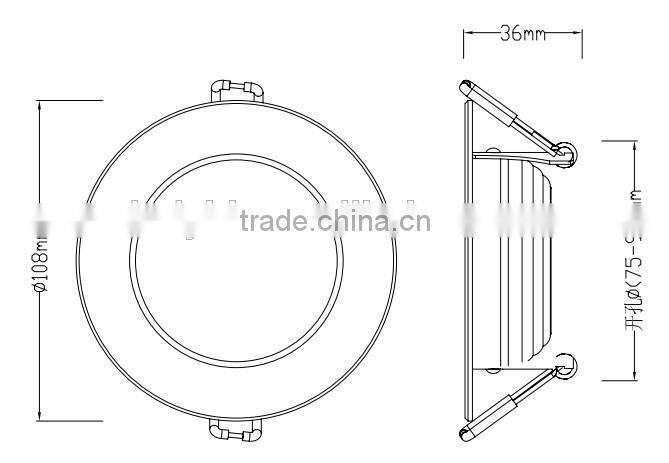 high quality 3 inch 7w outdoor cob led downlight
