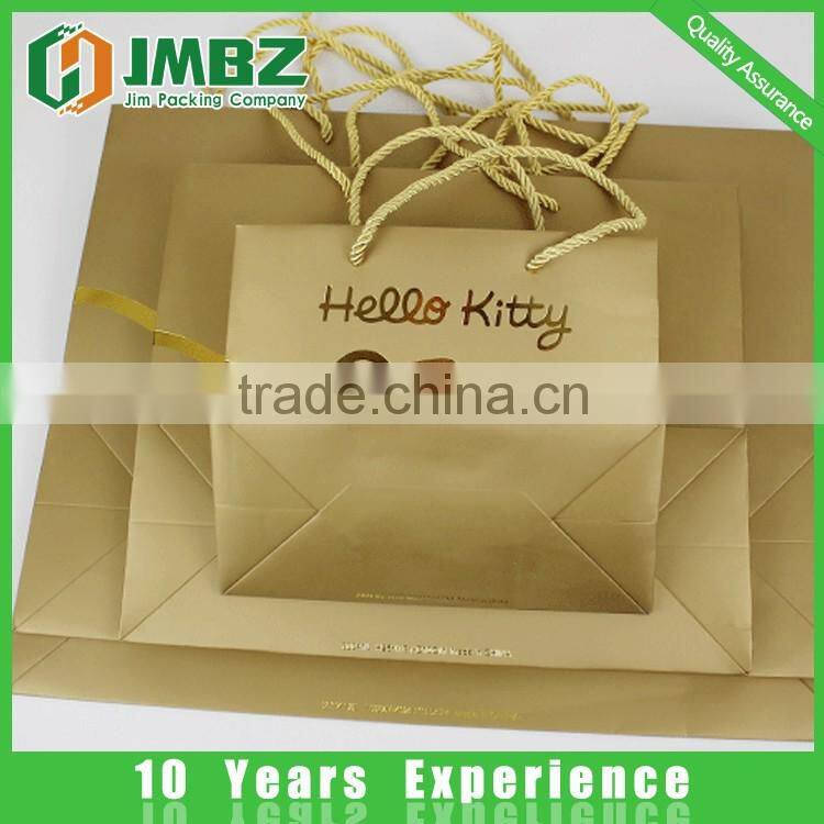 Accept Custom Order and lamination,hot stamping ,offset printing,embossing Surface Handling coated paper gift bags