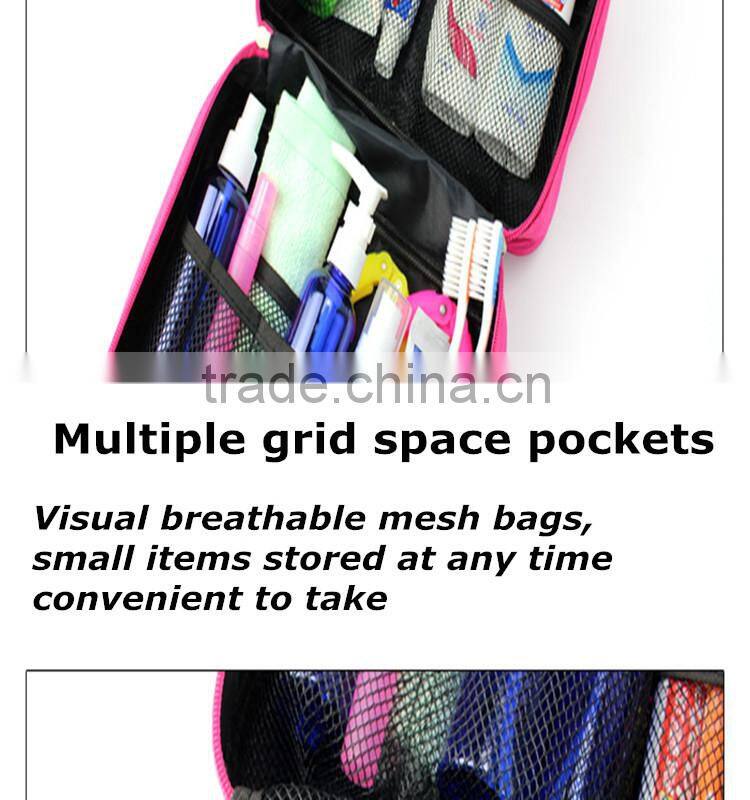 wholesale new designe fashion clear toiletry handbags 2016