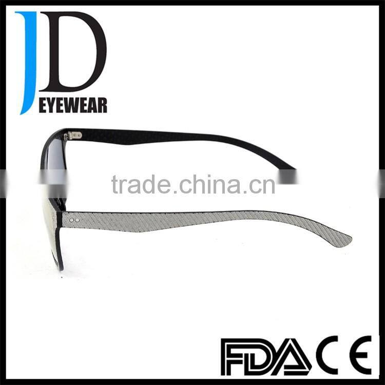 Retro Cat 3 UV400 fashion bulk buy carbon fiber sunglasses with TAC Polarized golden Lenses