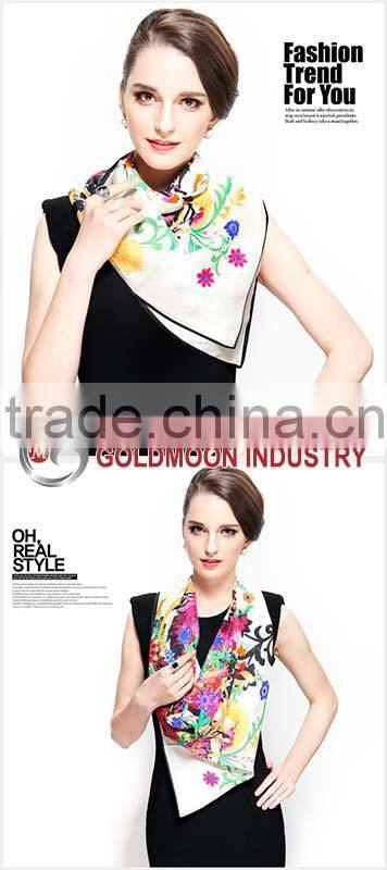 100% pure silk scarf
