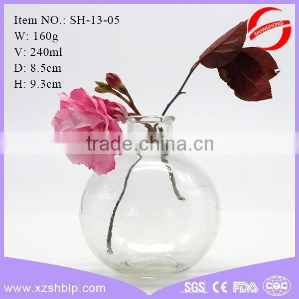 240ml clear glass perfume diffuser bottle for sale