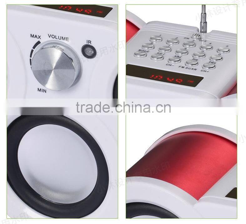 MG M-066R Digital portable mini speaker with USB mini boombox radio