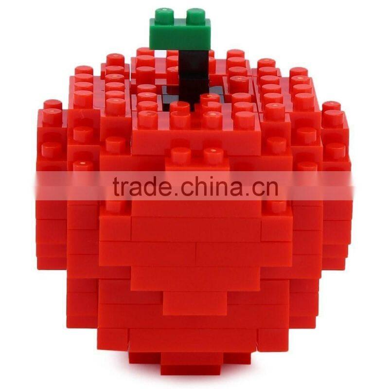 Apple 114PCS Intelligent Toy Educational plastic Building Blocks Toys For Children Learning DIY products