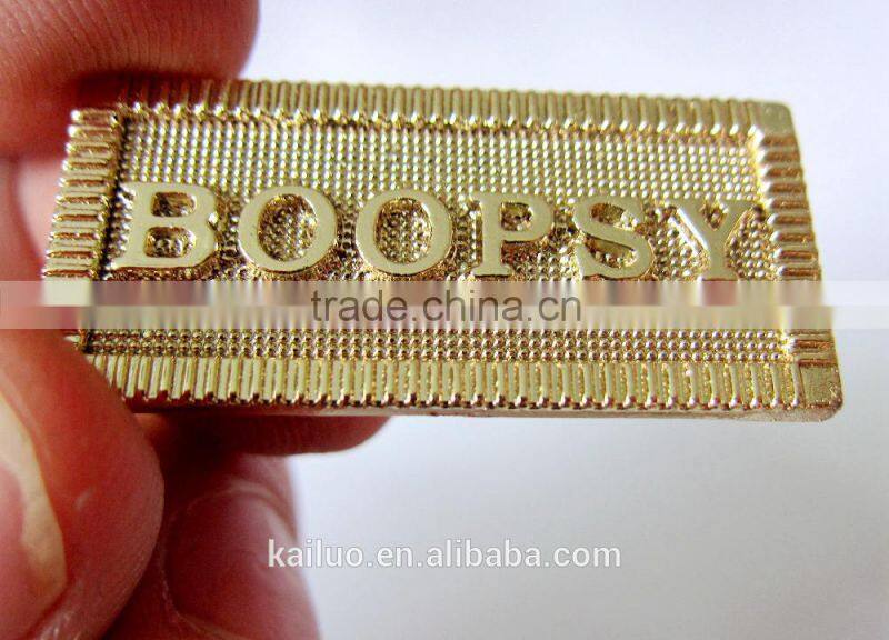 nice metal label for jeans