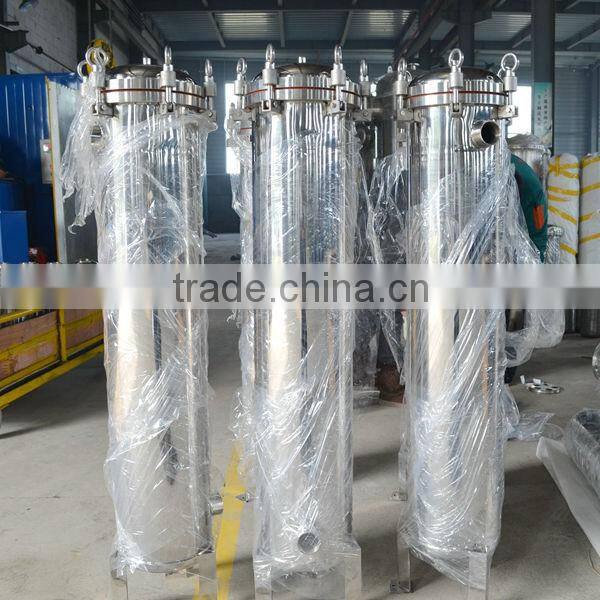 stainless steel aqua bag filter Housing Industrial water treatment plant Bag filter housing
