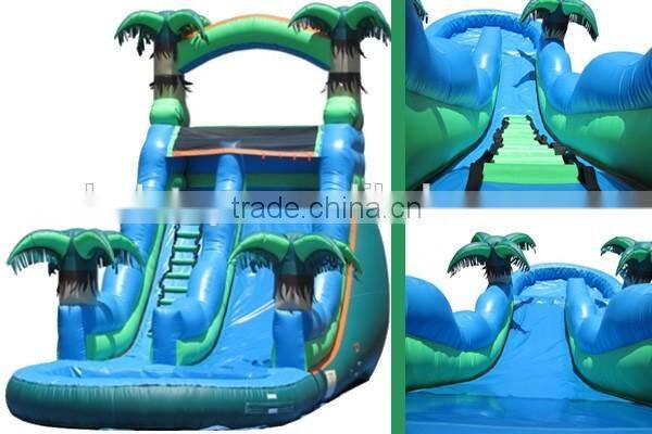 Hola giant dolphin inlfatable water slide for sale