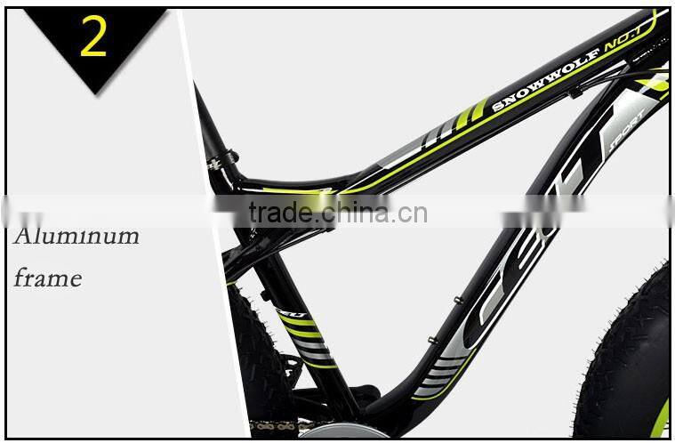 Beach cruiser 26'' 4.0 new design aluminum alloy fat bike /snow mountain bike