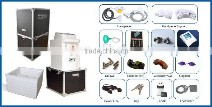 2015 Powerful ipl shr/tattoo and shr machine