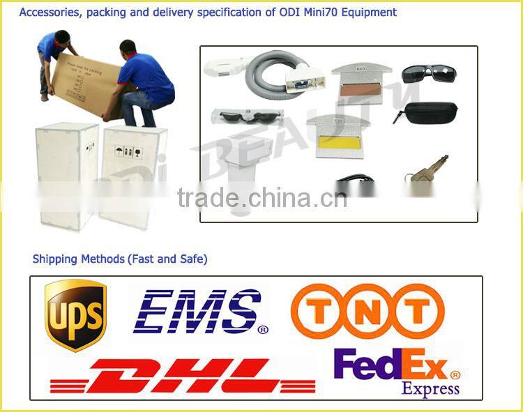 (OD-Mini70) Distributors wanted!! CE approval beauty machine hair removal ipl system