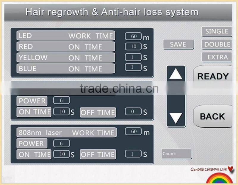 diode laser hair loss therapy hair growth products from beauty equipment supplier
