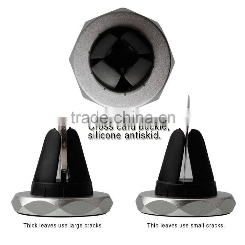 Universal rotating portable mini air vent magnetic mobile cell phone stand mount car holder