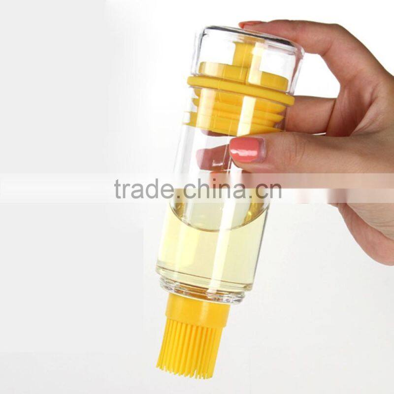 Cooking Oil Spray Bottle With Silicone Brush Cooking Tools Essential Oil Bottle