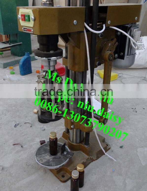 semi-automatic bottle capping machine/beverage bottle sealing machine/can bottle capping machine