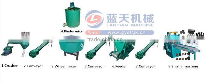 Factory Price Coconut Shisha Charcoal Briquette Making Machine