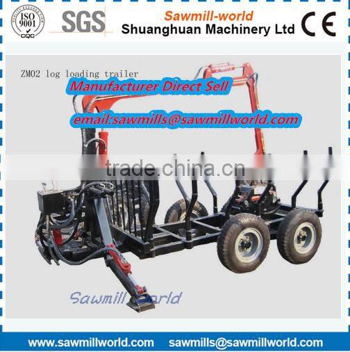 10T Log Loader Trailer with Crane