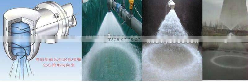 Big flow vortex sprayer nozzle