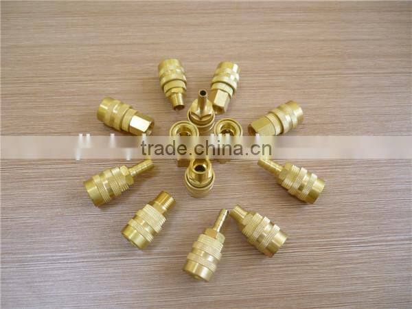 high quality brass material ,3/8"female milton type air quick coupler