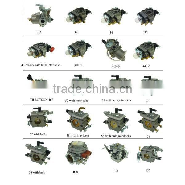 High performance garden machinery carburetor kit for brush cutter