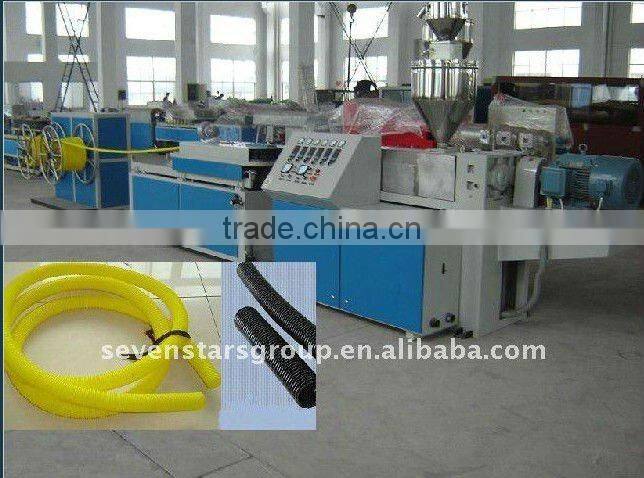 PVC Corrugate pipe making line