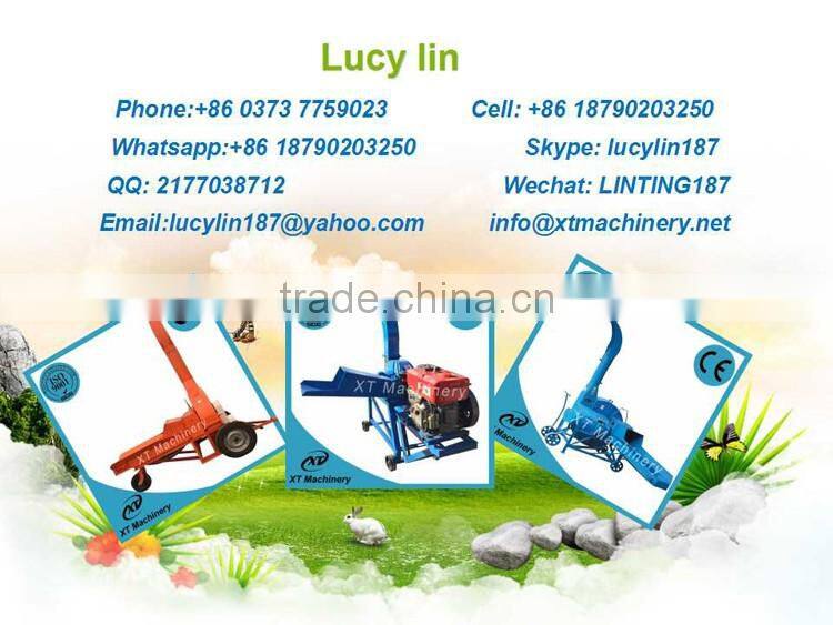 2.2kw or 5hp 800kg/h small chaff cutter machine