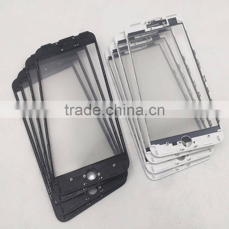 LCD Refurb Screen Front Cover glass with oca with bezel for iphone 6s Replacement Cold Press