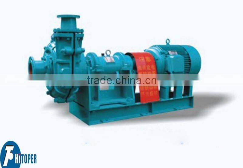 Horizontal abrasion & corrosion resistant slurry pump in water treatment purification