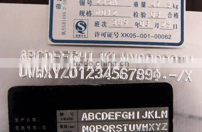 Hand Operated Metal Label Plate Embossing Indenting Machine