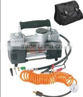 H50213 New 12V Double-Cylinder Car inflatable Pump Air Compressor Tire Inflators Tool