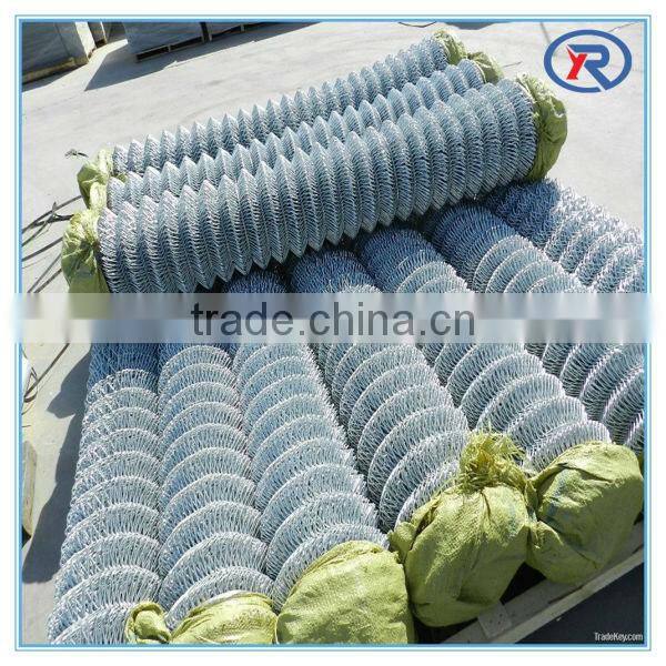 alibaba china supplier Cheap wholesale galvanized used decorative chain link fence for sale