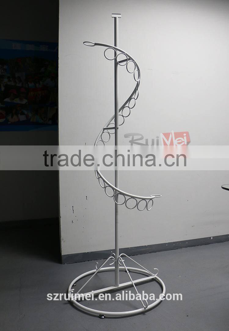 Customized Metal Movable Scarf Shop Display Rack