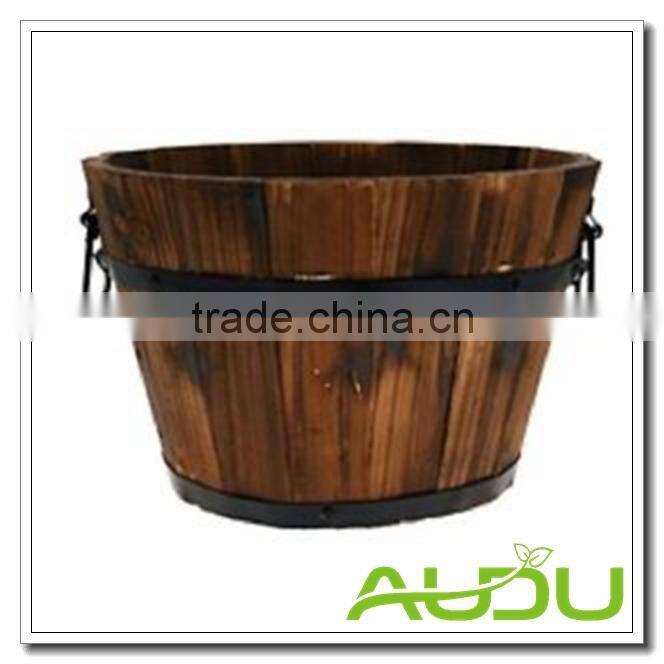 Audu French Wood Planter/Wooden Planter/Wood Flower Planter
