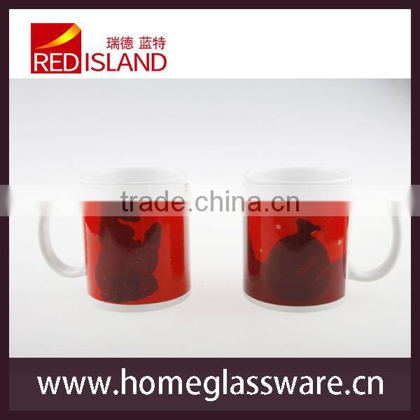 hotsale high-temp color changing mug for sale with christmas design