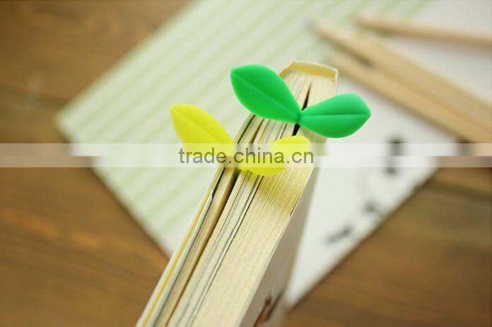FDA Cute Sprouting Silicone Bookmarker for Students as Gifts