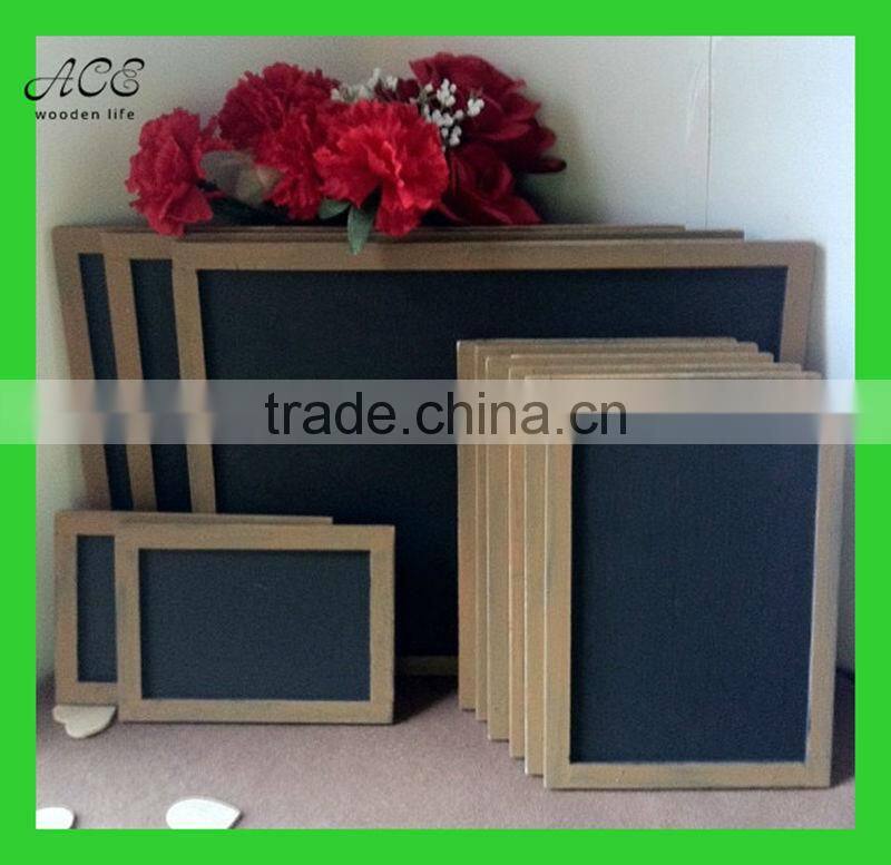 Custom wooden chalkboard Small wooden blackboard Portable blackboard