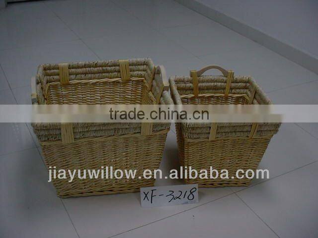 High quality well made Willow basket From China