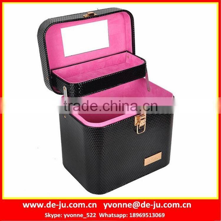 Two Layers Makeup Bags With Compartments