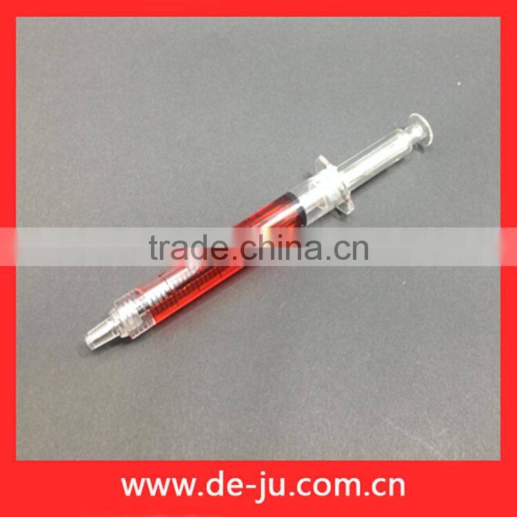 Transparent Plastic Cylinder Shape Mini Ball Pen