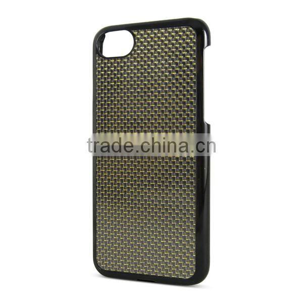 Red/Gold/SilverTwill/plain weave Carbon fiber PC Phone Case Cover For iPhone 7/plus