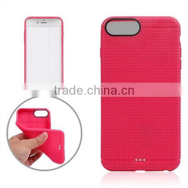 For Iphone7 TPU honeycomb design Honeycomb pattern soft TPU phone back cover case for Iphone 7 7 plus mobile accessories