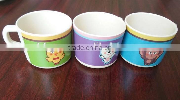 Factory direct Lovely Bamboo Fiber baby dinnerware sets