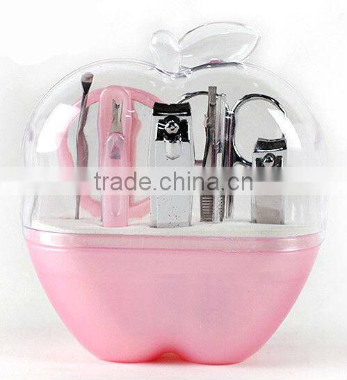Supply Stainless steel apple nail clippers makeup kit
