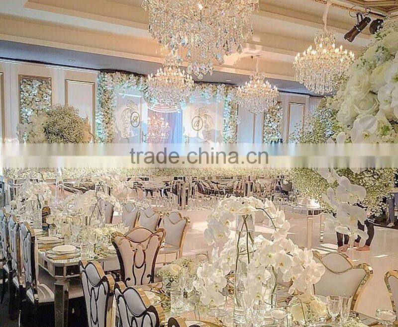 2017 modern rental wedding chair stainless steel chairs