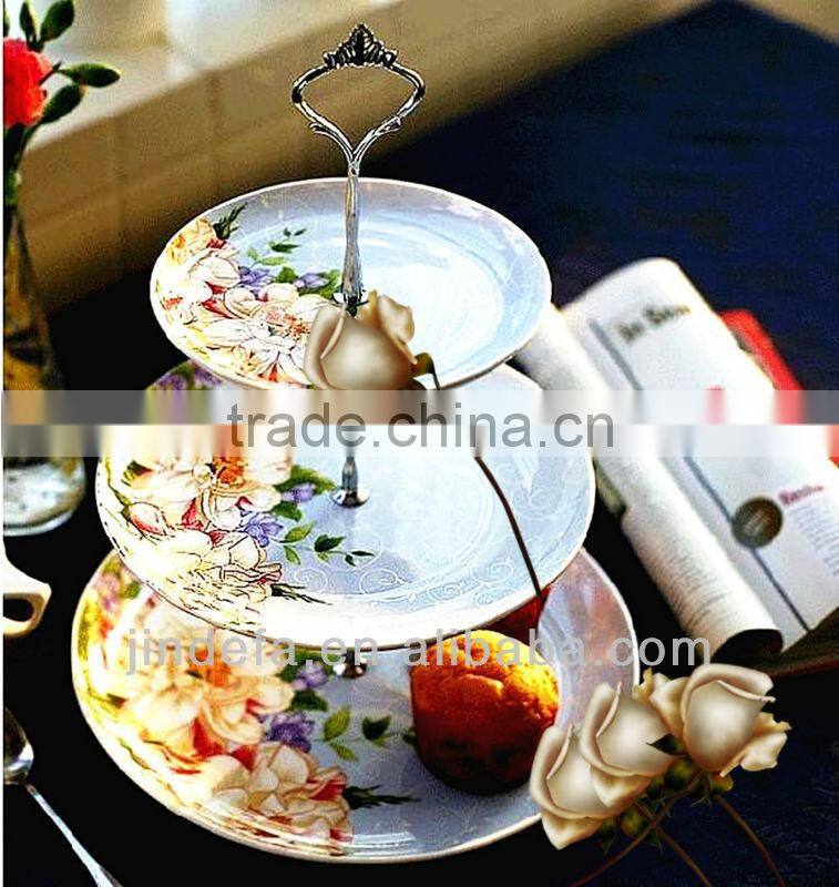 ceramic three-layer plate