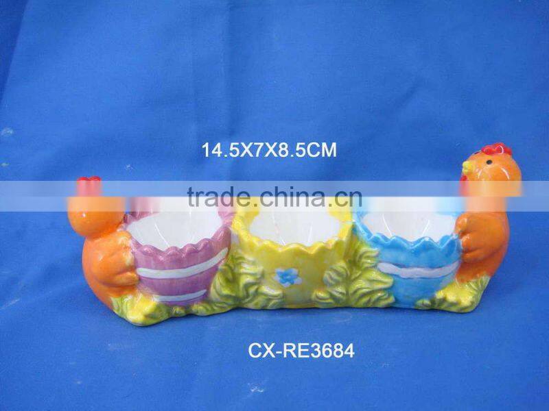 Ceramic easter bowl,chicken shape bowl